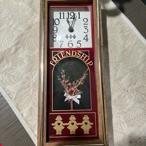 ELGIN CLOCK CO. MANTLE SHELF WALL FRIENDSHIP CLOCK 12.75"